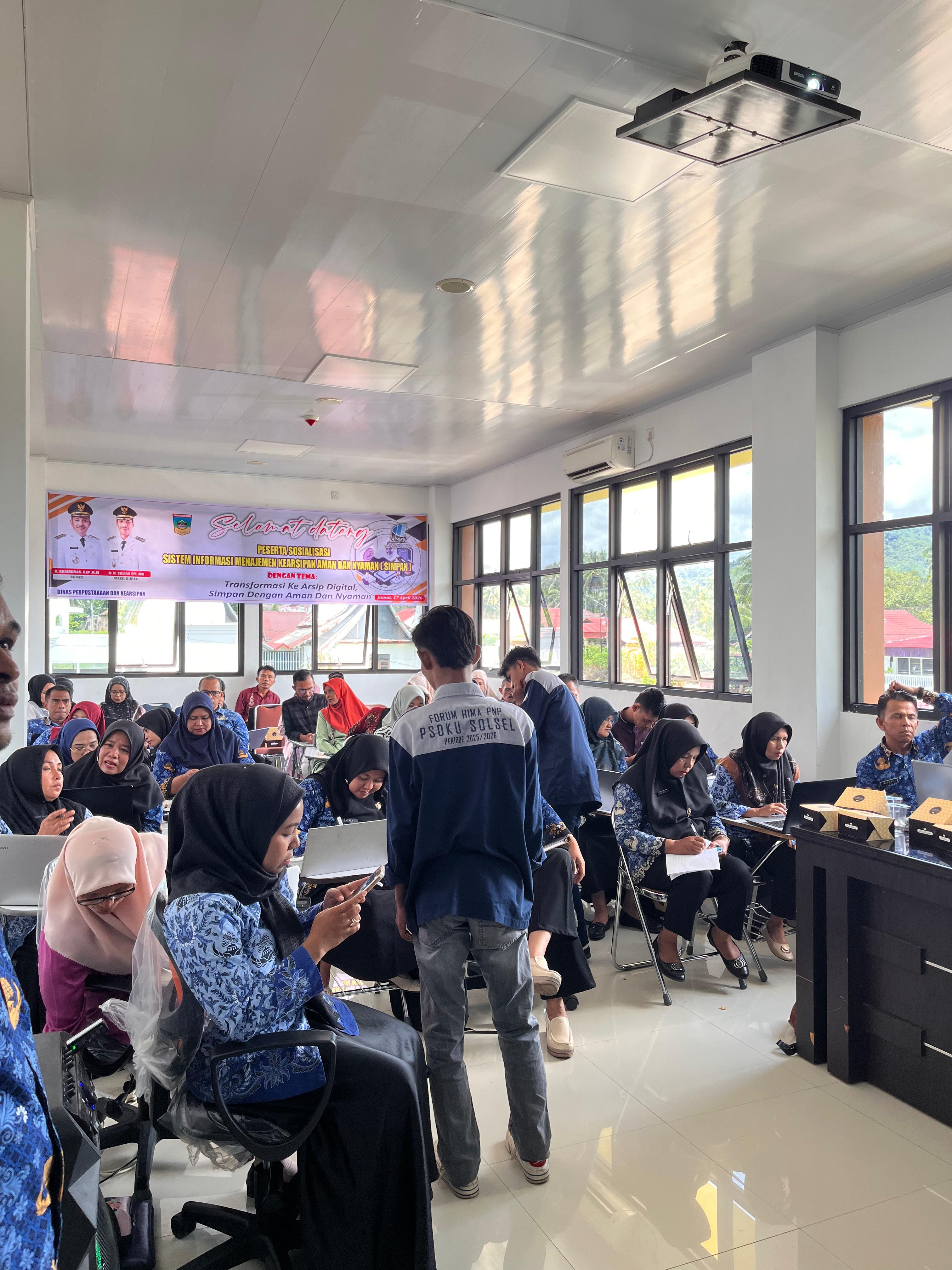 Sosialisasi Aplikasi SIMPAN, Solok Selatan Perkuat Pengelolaan Arsip Digital